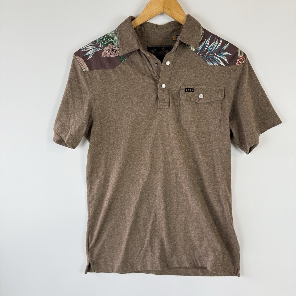 Howler Brothers Western Style Polo with Tropical Cactus - Picture 2 of 9